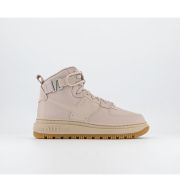 Nike Air Force 1 Utility Hi 2.0 Trainers Fossil Stone Pearl White White