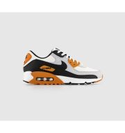 Nike Air Max 90 Trainers Pure Platinum Summit White Black Monarch