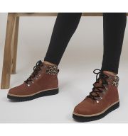 TOMS Mojave Hiker Boots Tan Leopard