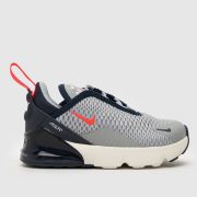 Nike navy & grey air max 270 Boys Toddler trainers