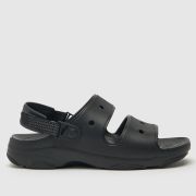 Crocs all terrain sandals in black