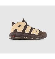 Nike Air More Uptempo Trainers Baroque Brown Sesame Pale Ivory