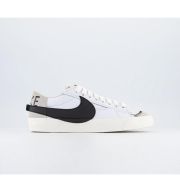 Nike Blazer Low Jumbo Trainers White Black White Sail