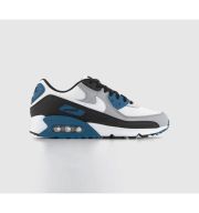 Nike Air Max 90 Trainers Light Smoke Grey Summit White Black