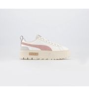 Puma Mayze Wedge Trainers Warm White