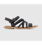 TOMS Sephina Sandals Black Leather