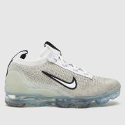 Nike white & black air vapormax 2021 fk Youth trainers