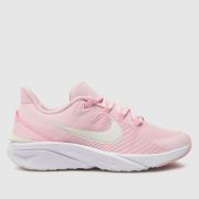 Nike pale pink star runner 4 Girls Youth trainers