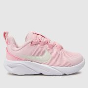 Nike pale pink star runner 4 Girls Toddler trainers