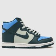 Nike white multi dunk high Boys Youth trainers