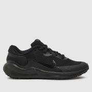 Nike black revolution 7 Youth trainers