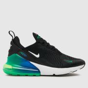 Nike black & white air max 270 Youth trainers