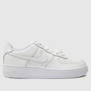 Nike white air force 1 le Youth trainers