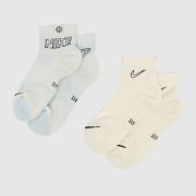 Nike multi everyday ankle socks 2 pack