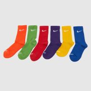 Nike multi kids basic crew sock 6 pack