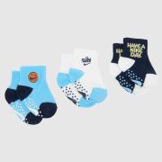 Nike blue kids gripper socks 3 pack