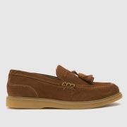 H BY HUDSON alvin loafer shoes in tan