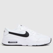 Nike air max sc trainers in white & black