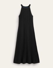 Sleeveless Knitted Midi Dress Black Women Boden, Black