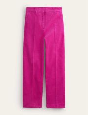 Kew Cord Trousers Pink Women Boden, Magenta