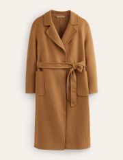 Bristol Wool-Blend Coat Brown Women Boden, Camel