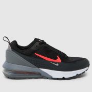 Nike black & red air max pulse Boys Youth trainers