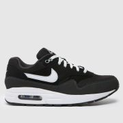 Nike black & grey air max 1 Youth trainers