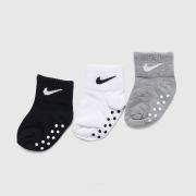 Nike black baby gripper socks 3 pack