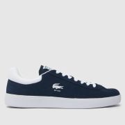 Lacoste baseshot trainers in navy