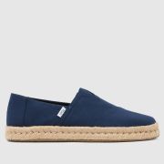 TOMS alpargata rope 2.0 shoes in navy