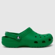 Crocs classic clog sandals in dark green