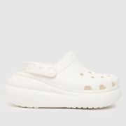 Crocs classic crush clog sandals in white
