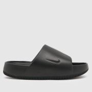 Nike calm slide sandals in black