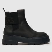 TOMS alpargata combat boots in black