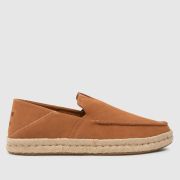 TOMS alfonso loafer shoes in tan