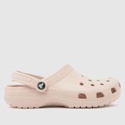 Crocs classic clog sandals in pale pink