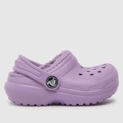 Crocs lilac classic lined clog Girls Toddler sandals