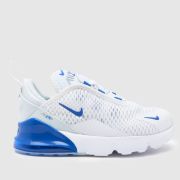 Nike navy & white air max 270 Toddler trainers
