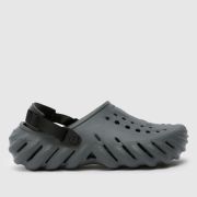Crocs echo clog sandals in dark grey