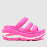 Crocs mega crush triple strap sandals in pink