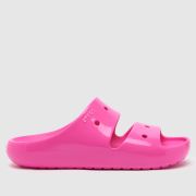 Crocs classic neon sandals in pink