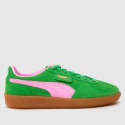 PUMA palermo trainers in green