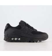 Nike Air Max 90 Trainers Black Black Black White