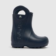 Crocs Navy Handle It Rain Boys Toddler Boots