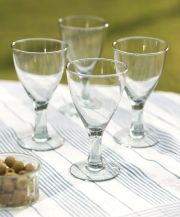 Recycled Wine Glasses - Set of 4