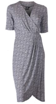 Nancy Dee Elizabeth Waves Wrap Dress