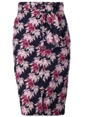 Nancy Dee Sophie Falling Leaves Pencil Skirt