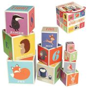 Woodland Animals Alphabet & Number Stacking Blocks