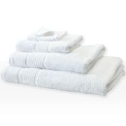 Fair Trade & Organic White Face Towel