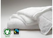 Fair Trade & Organic White Bath Mat